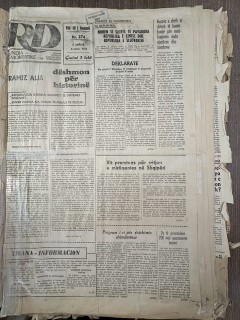 Rilindja Demokratike 1993-01-06