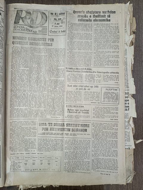 Rilindja Demokratike 1993-01-17