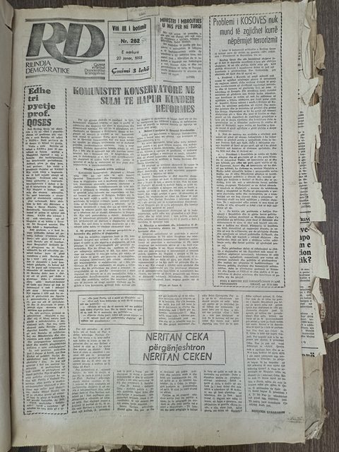 Rilindja Demokratike 1993-01-20