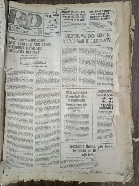 Rilindja Demokratike 1993-01-27