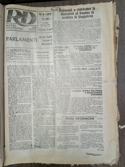 Rilindja Demokratike 1993-01-29