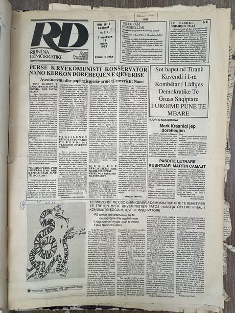 Rilindja Demokratike 1993-03-10