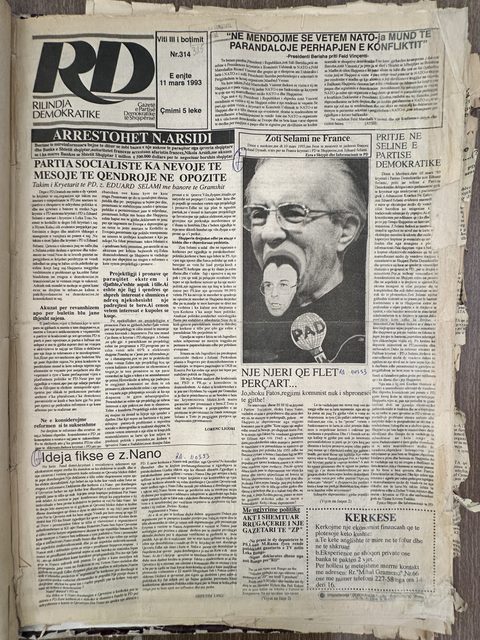 Rilindja Demokratike 1993-03-11