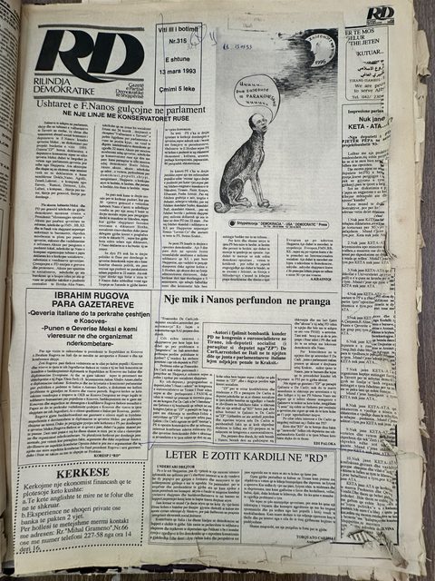 Rilindja Demokratike 1993-03-13