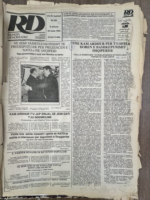 Rilindja Demokratike 1993-03-20