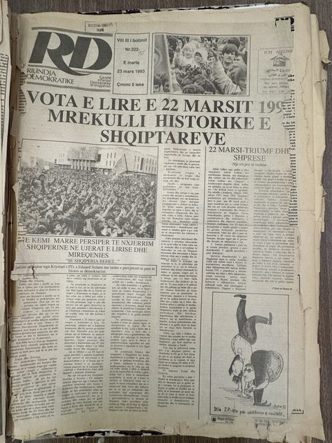 Rilindja Demokratike 1993-03-23