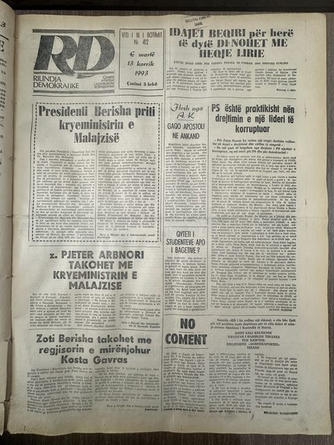 Rilindja Demokratike 1993-07-13