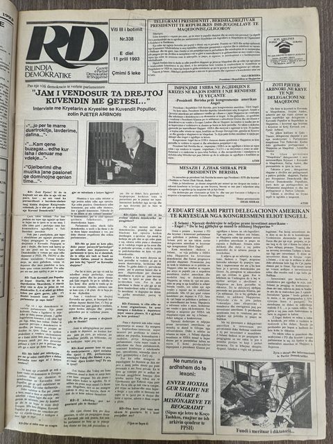 Rilindja Demokratike 1993-04-11