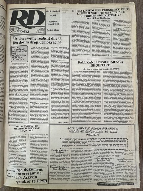 Rilindja Demokratike 1993-04-13