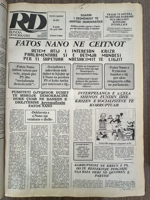 Rilindja Demokratike 1993-04-29