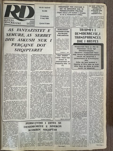 Rilindja Demokratike 1993-05-05