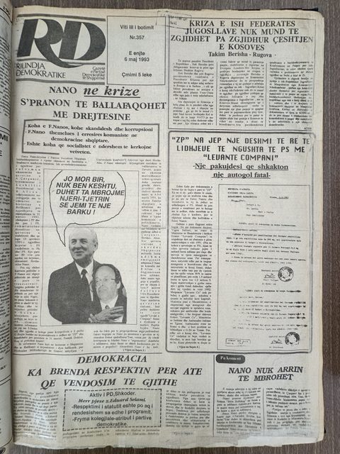 Rilindja Demokratike 1993-05-06