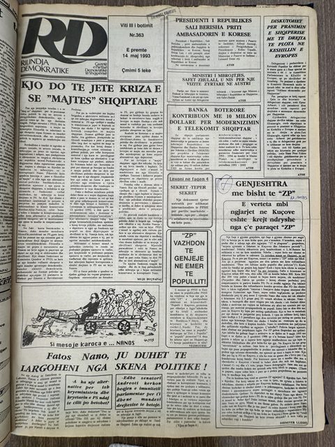 Rilindja Demokratike 1993-05-14