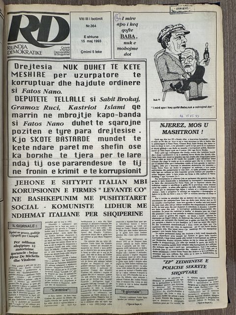 Rilindja Demokratike 1993-05-15