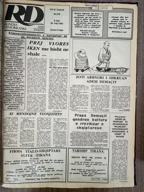 Rilindja Demokratike 1993-05-30