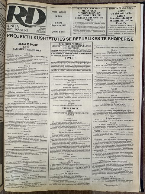 Rilindja Demokratike 1993-06-15