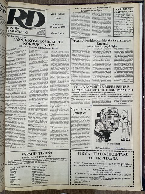 Rilindja Demokratike 1993-06-16