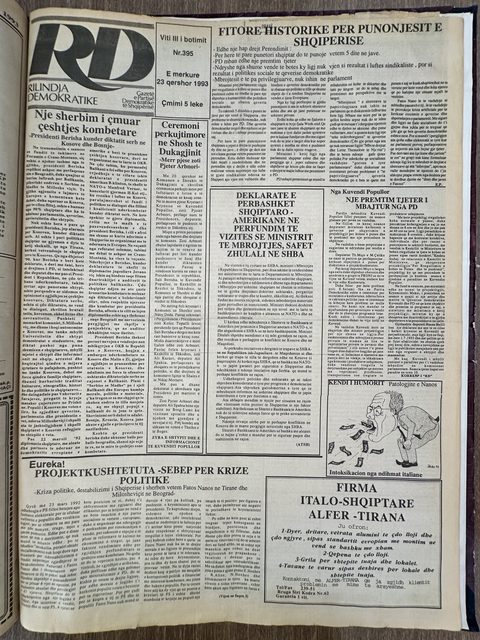 Rilindja Demokratike 1993-06-23