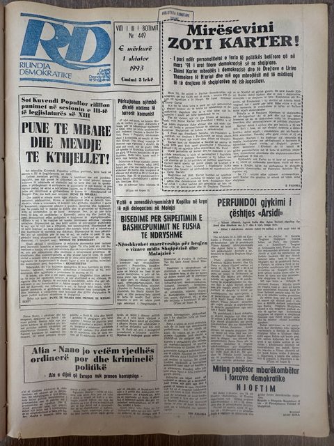 Rilindja Demokratike 1993-09-01