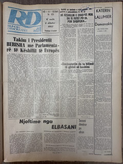 Rilindja Demokratike 1993-09-09