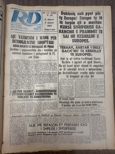Rilindja Demokratike 1993-09-11