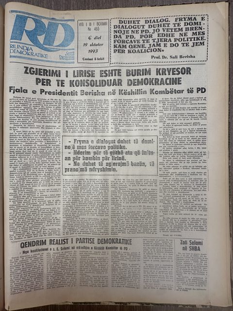 Rilindja Demokratike 1993-09-19
