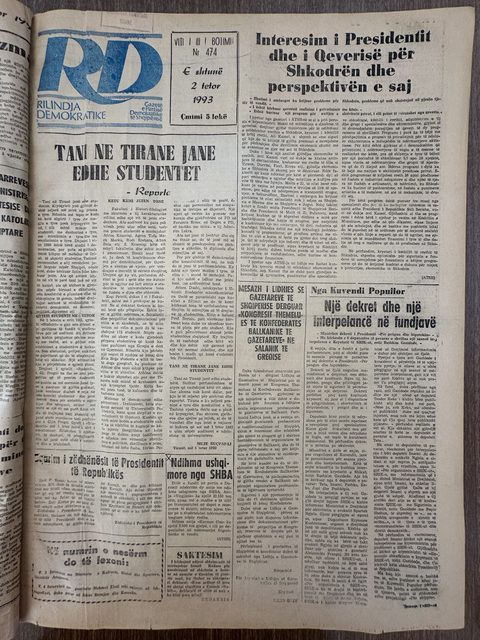 Rilindja Demokratike 1993-10-02