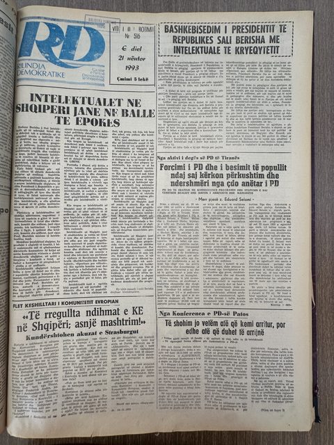 Rilindja Demokratike 1993-11-21