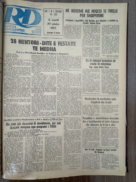 Rilindja Demokratike 1993-11-30