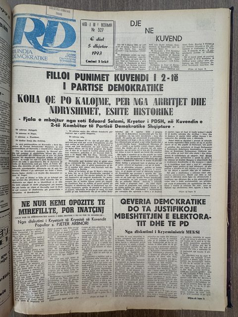 Rilindja Demokratike 1993-12-05