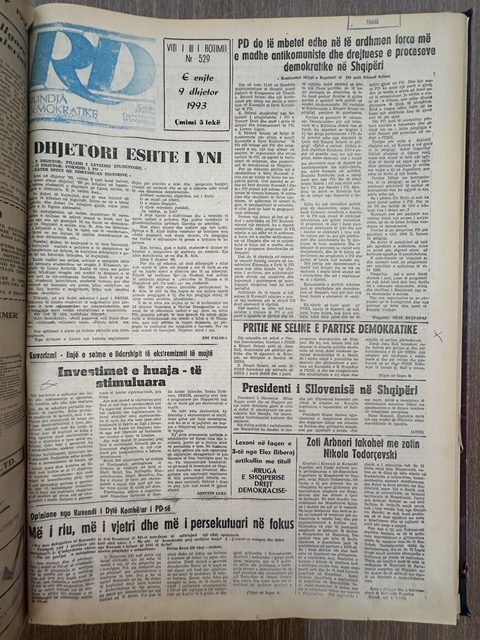 Rilindja Demokratike 1993-12-09