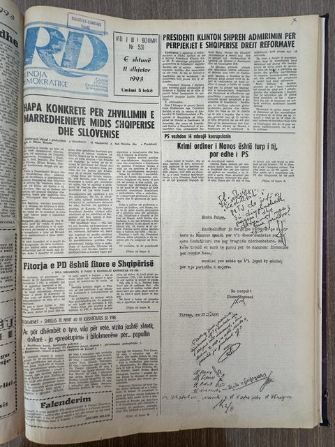 Rilindja Demokratike 1993-12-11