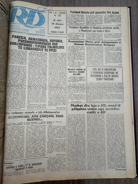 Rilindja Demokratike 1993-12-19
