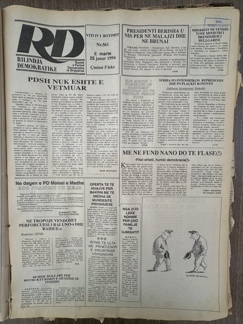 Rilindja Demokratike 1994-01-25