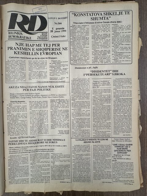 Rilindja Demokratike 1994-01-28