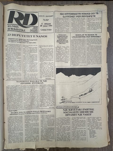 Rilindja Demokratike 1994-01-29