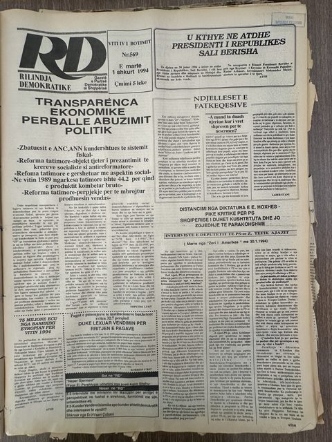 Rilindja Demokratike 1994-02-01
