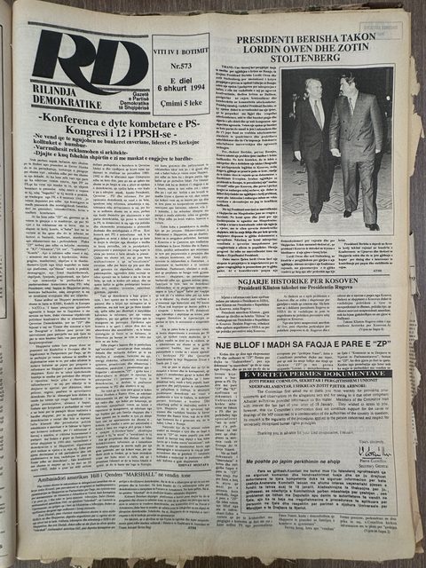 Rilindja Demokratike 1994-02-06