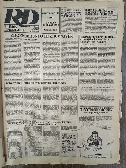 Rilindja Demokratike 1994-02-19