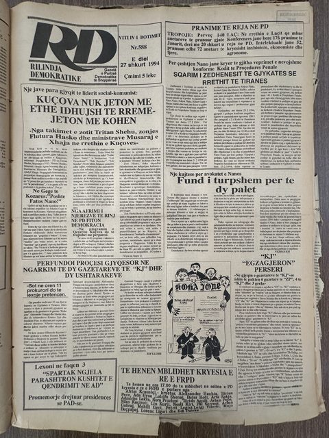 Rilindja Demokratike 1994-02-27