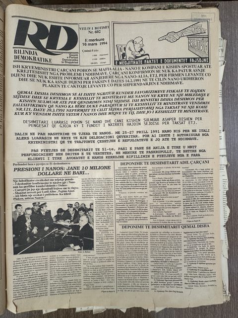 Rilindja Demokratike 1994-03-16