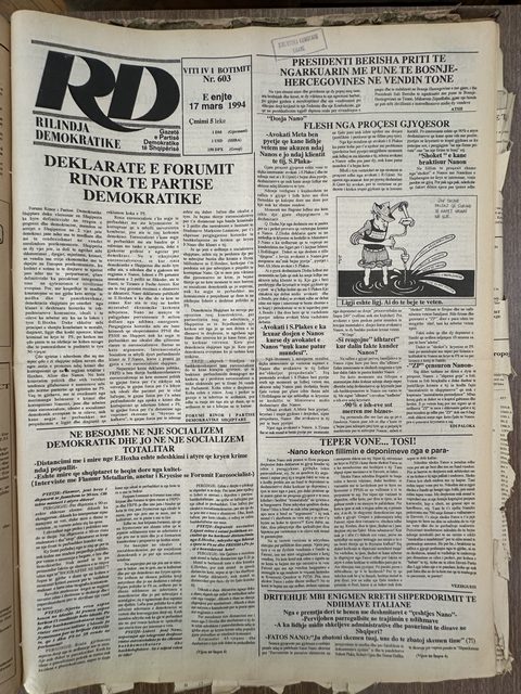 Rilindja Demokratike 1994-03-17