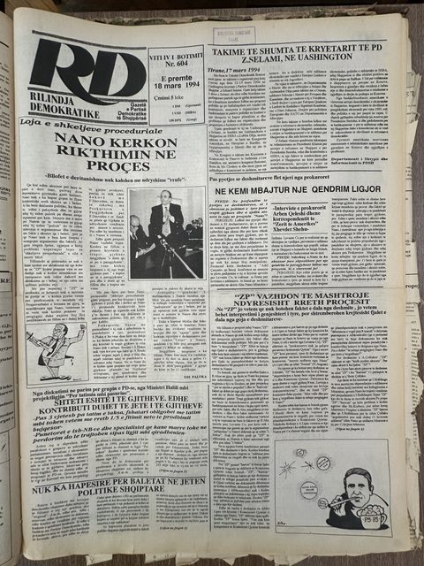 Rilindja Demokratike 1994-03-18