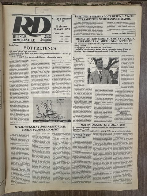 Rilindja Demokratike 1994-03-26