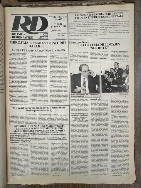 Rilindja Demokratike 1994-03-31