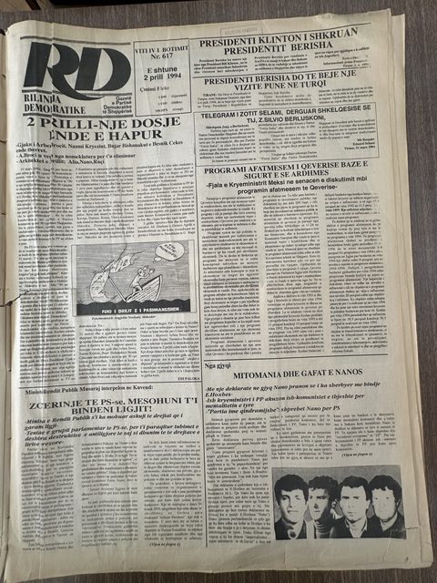 Rilindja Demokratike 1994-04-02