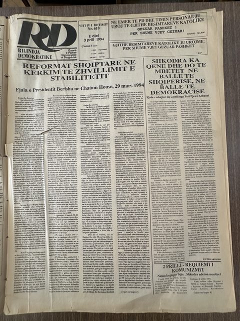 Rilindja Demokratike 1994-04-03