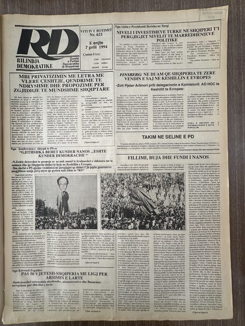 Rilindja Demokratike 1994-04-07