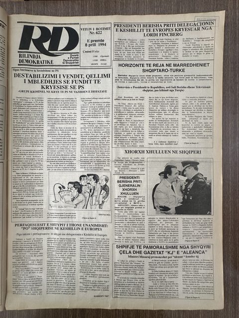 Rilindja Demokratike 1994-04-08