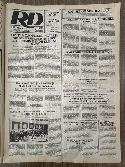 Rilindja Demokratike 1994-04-12